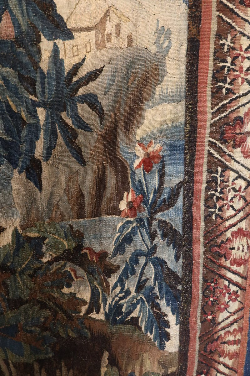 Grande tapisserie Aubusson XVIIIème siècle-photo-8
