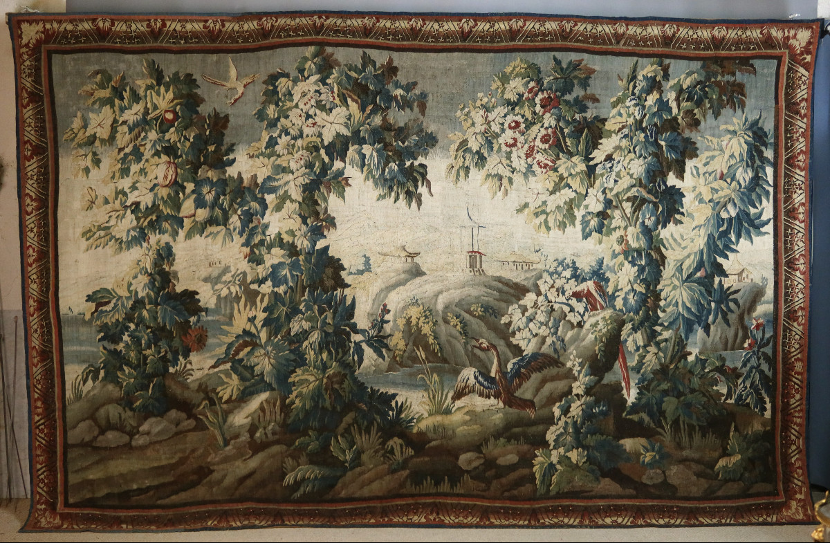Grande tapisserie Aubusson XVIIIème siècle