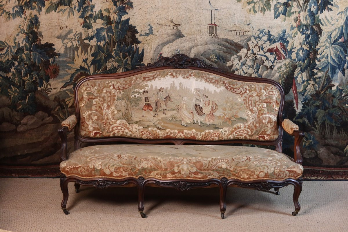 Important Napoleon III Salon Set-photo-3