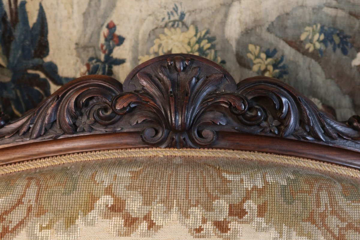 Important Napoleon III Salon Set-photo-6