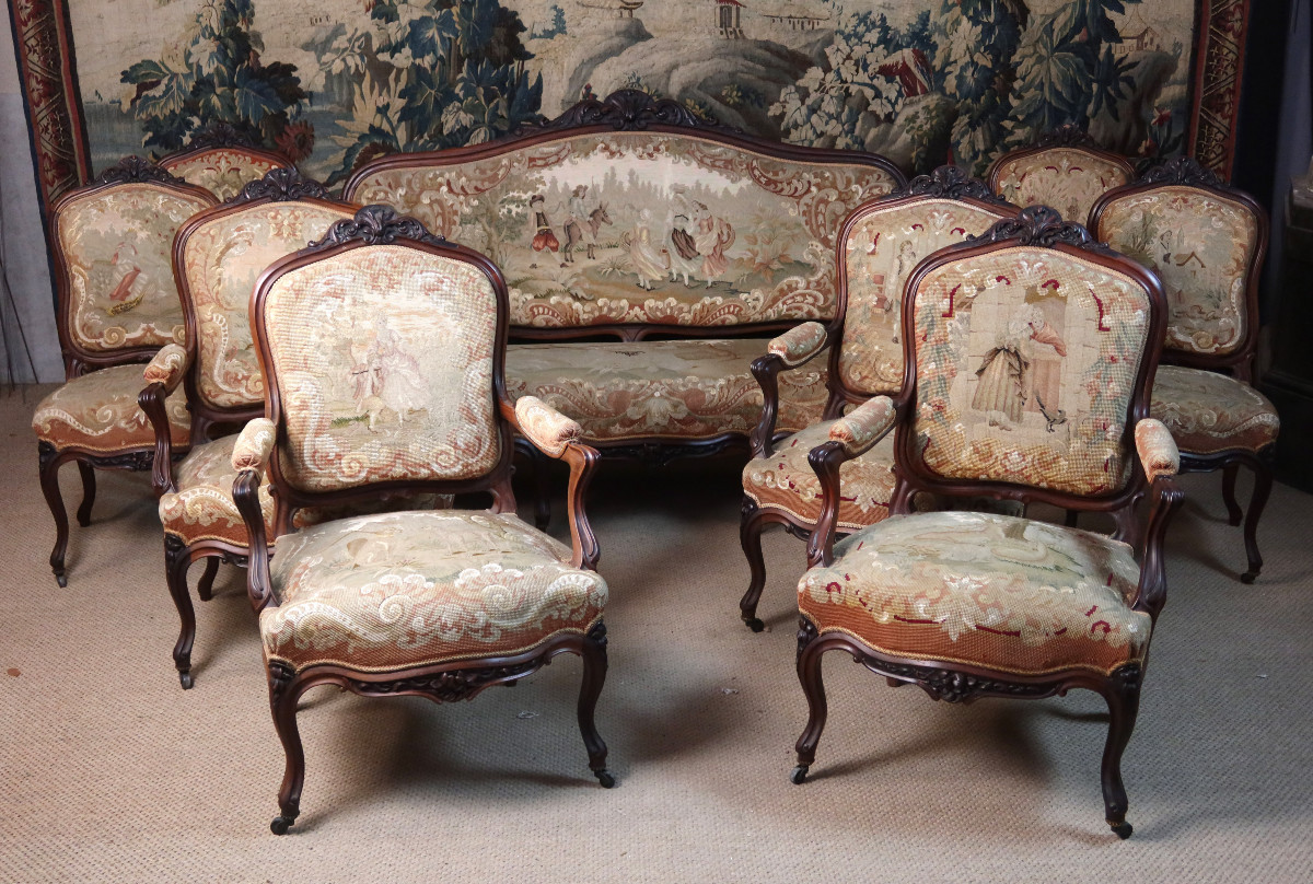 Important Napoleon III Salon Set