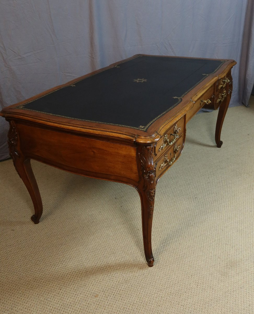 bureau en noyer de la maison Potheau Constantin XIX-photo-4
