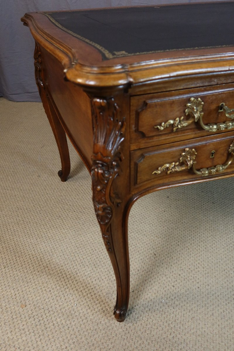 bureau en noyer de la maison Potheau Constantin XIX-photo-4