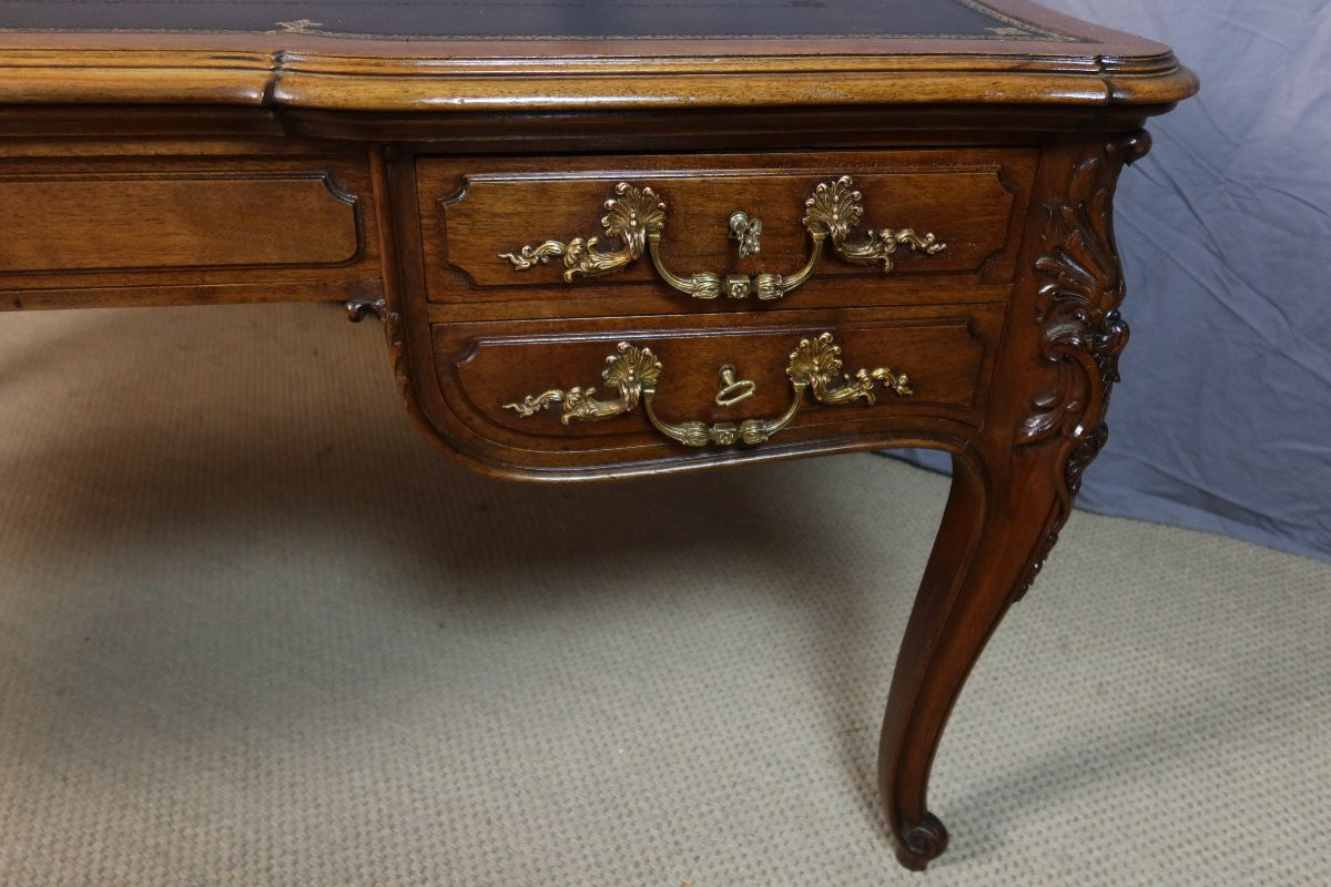 bureau en noyer de la maison Potheau Constantin XIX-photo-5