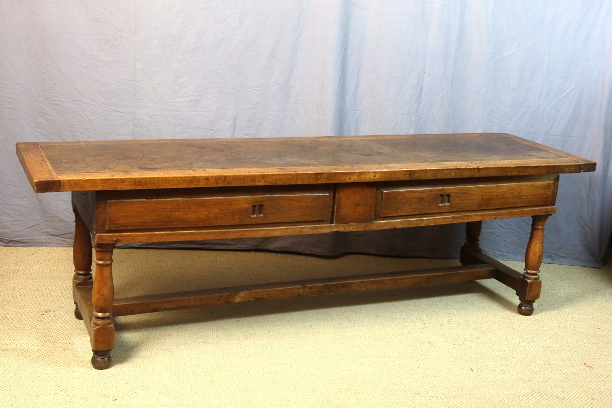 Grande table desserte XVIIIème siècle-photo-2