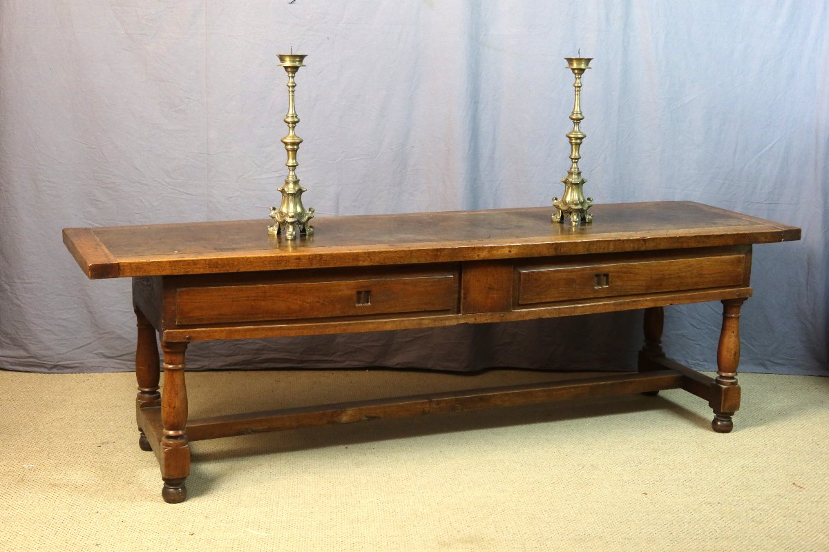 Grande table desserte XVIIIème siècle-photo-1
