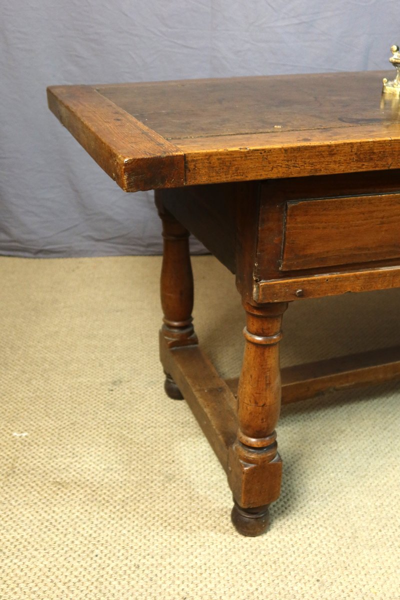 Grande table desserte XVIIIème siècle-photo-2