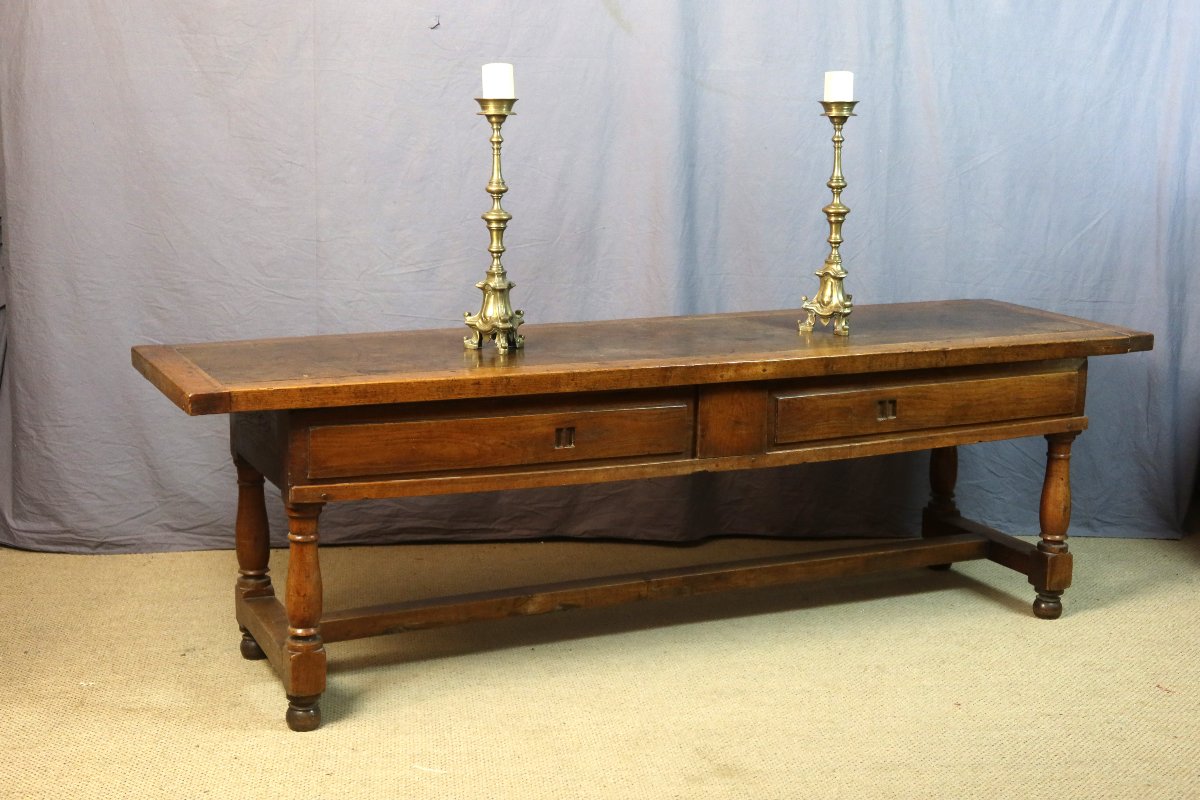 Grande table desserte XVIIIème siècle-photo-7