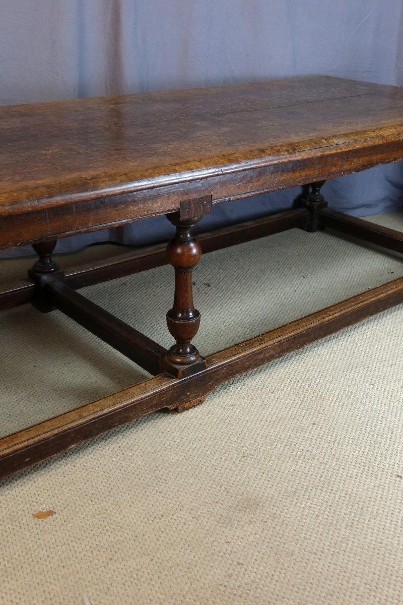 Large Oak Table, 19th Century-photo-1