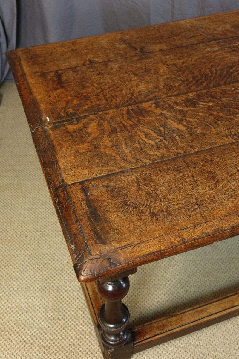 Large Oak Table, 19th Century-photo-2