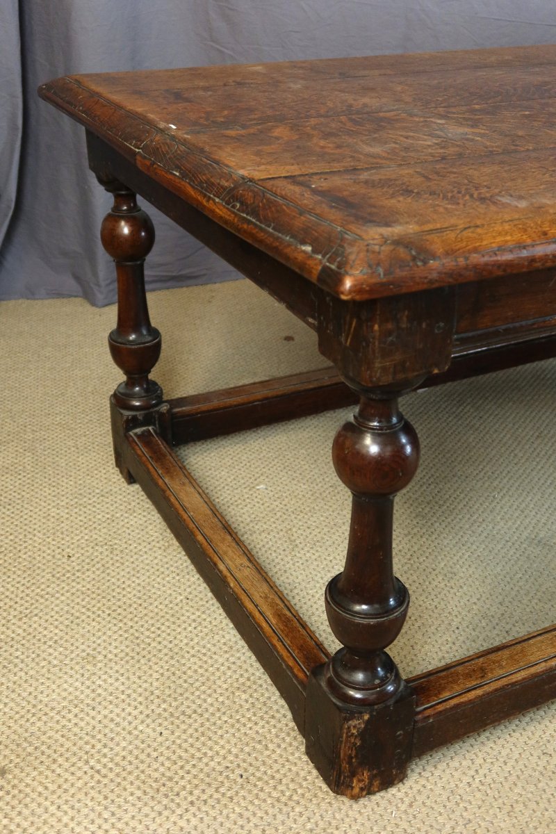 Large Oak Table, 19th Century-photo-3