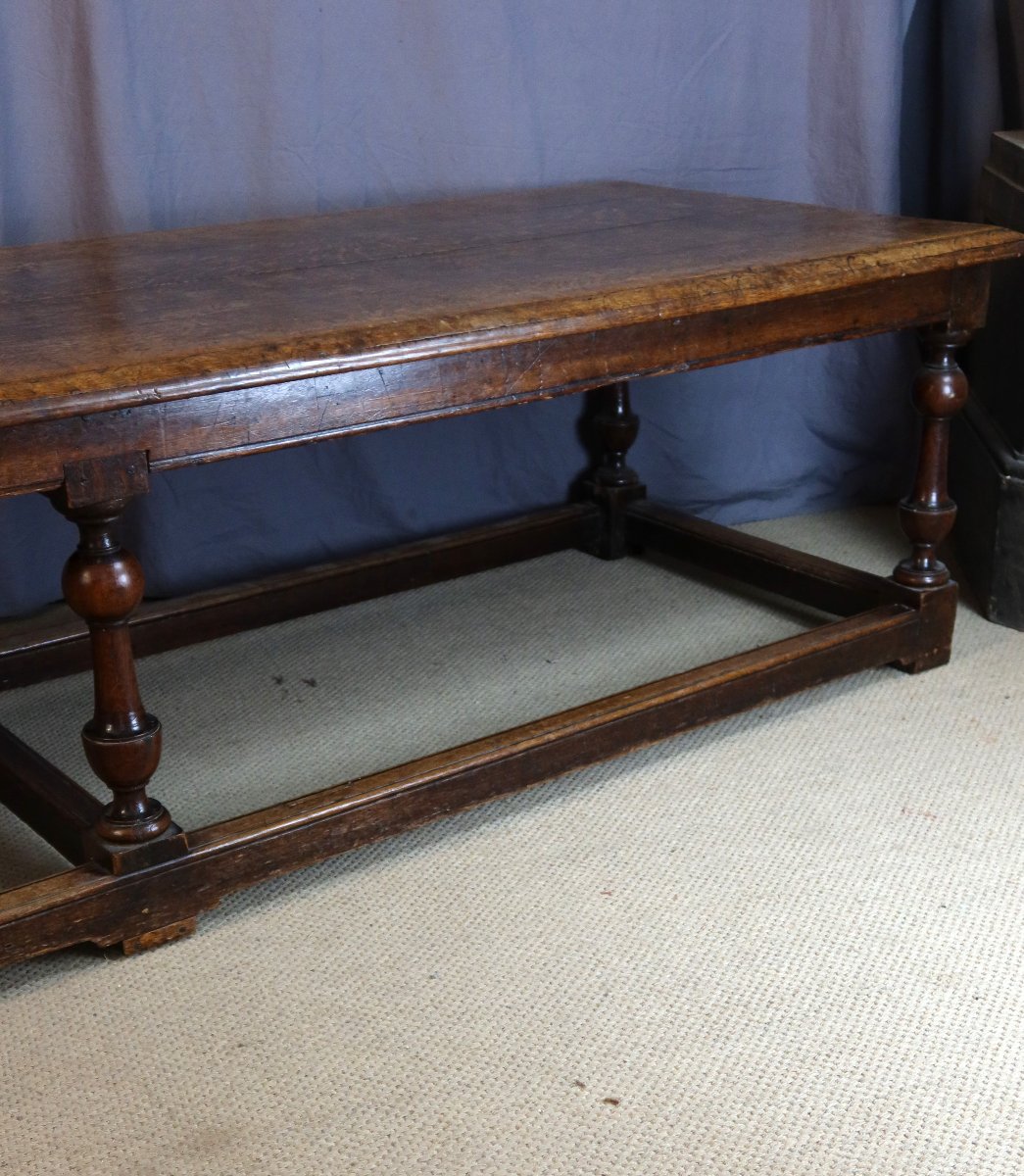 Large Oak Table, 19th Century-photo-4