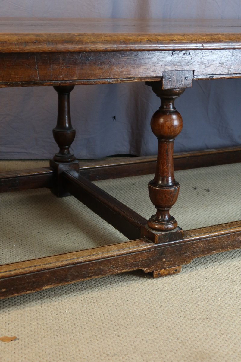 Large Oak Table, 19th Century-photo-5