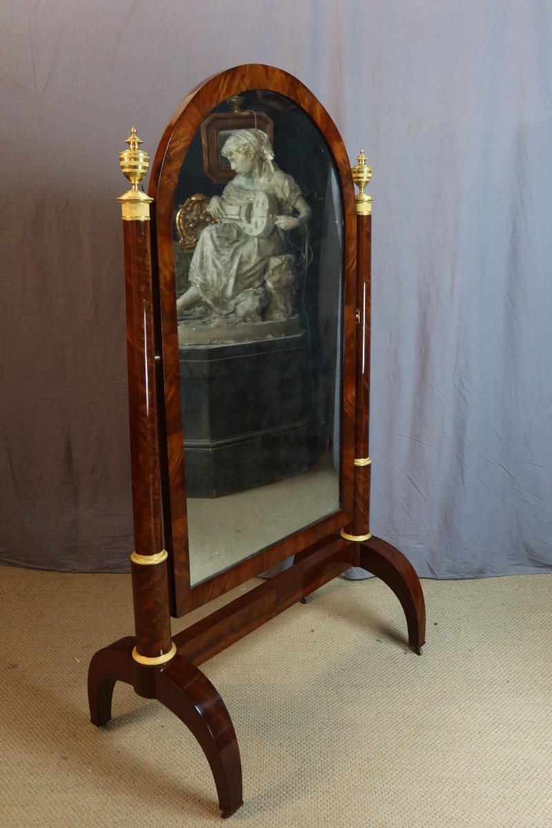 Miroir psyché  Empire XIX 