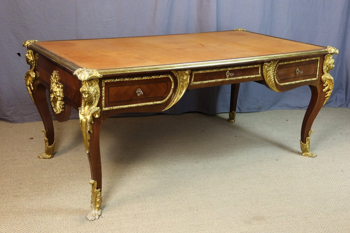 Large Louis XV-style Desk-photo-2
