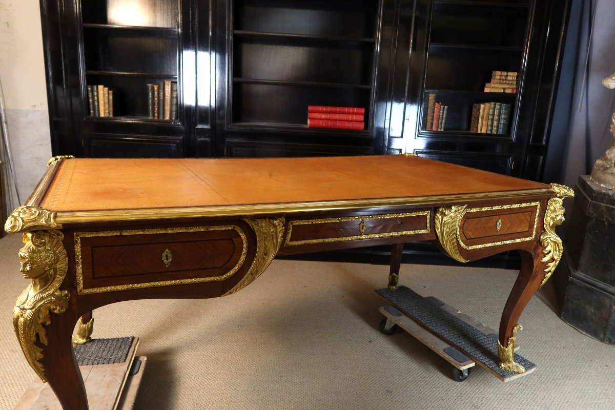 Large Louis XV-style Desk-photo-4