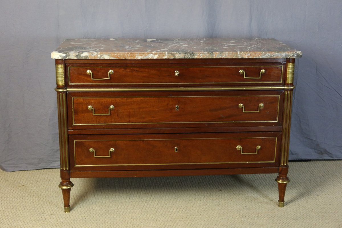 Louis XVI Chest Of Drawers-photo-2