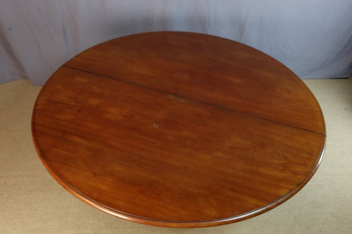 Grande table à allonges estampillée Jeanselme-photo-6