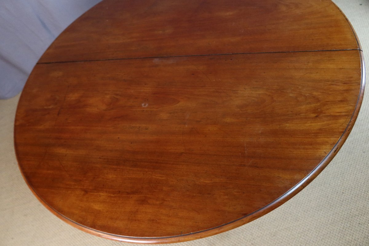 Grande table à allonges estampillée Jeanselme-photo-7