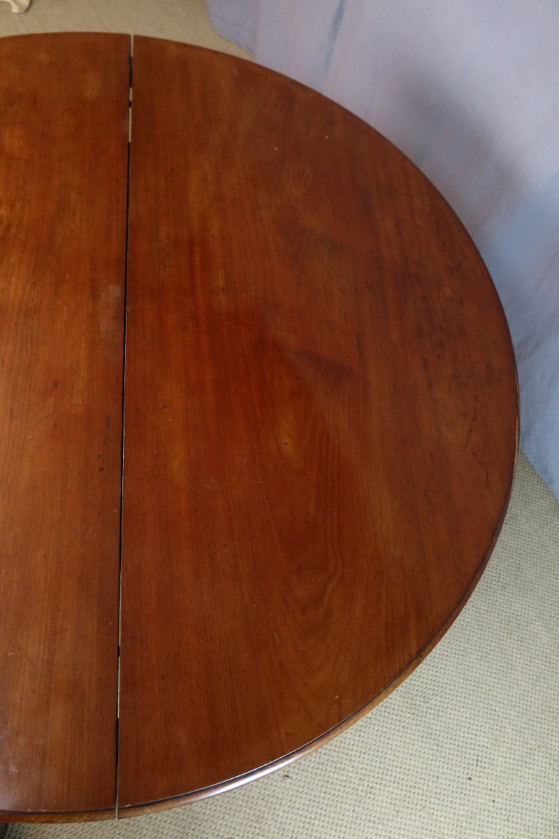 Grande table à allonges estampillée Jeanselme-photo-8