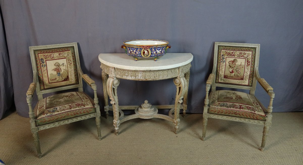 Pair Of Armchairs -photo-2