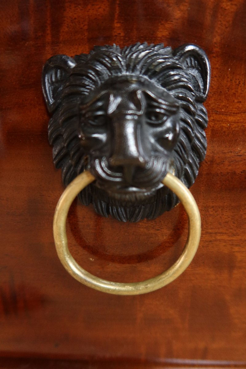 Commode Empire en acajou-photo-2