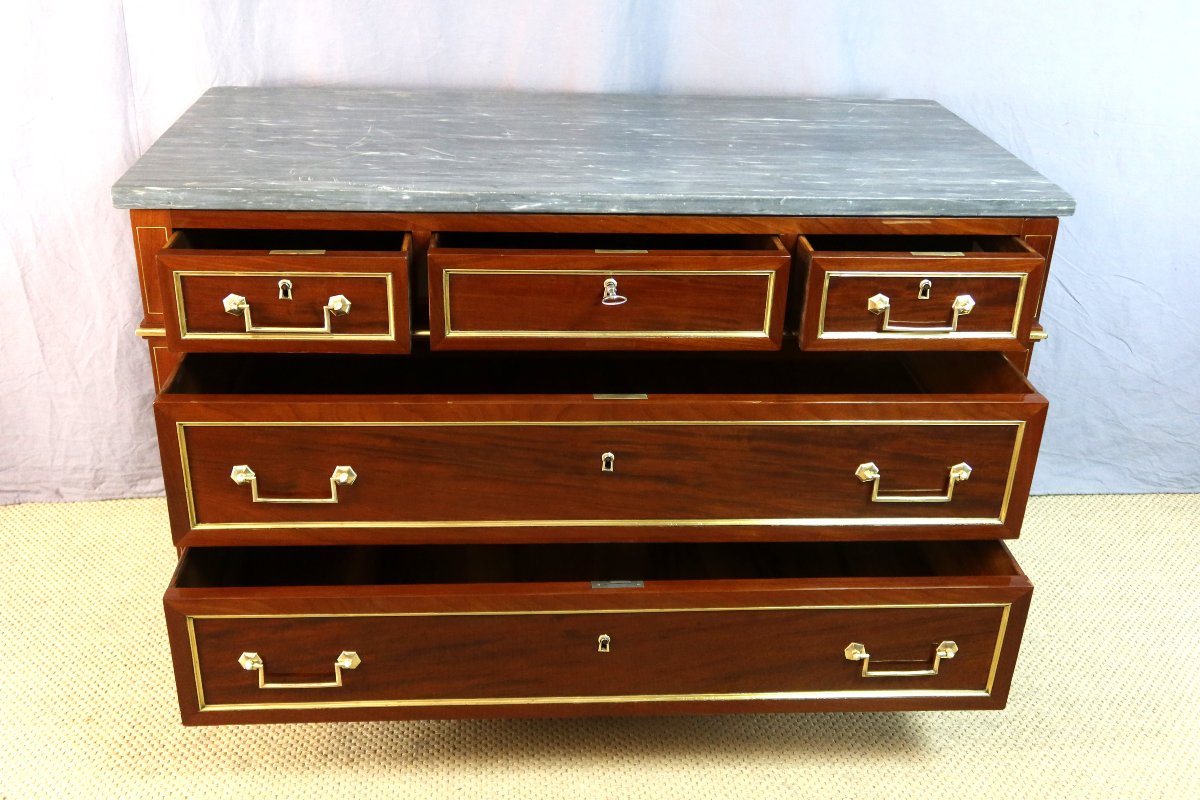 Commode Louis XVI fin XVIIIème siècle-photo-3