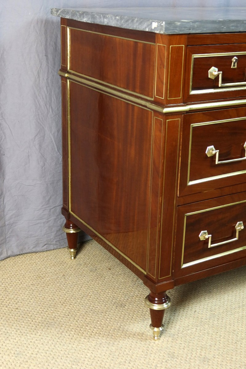 Commode Louis XVI fin XVIIIème siècle-photo-4