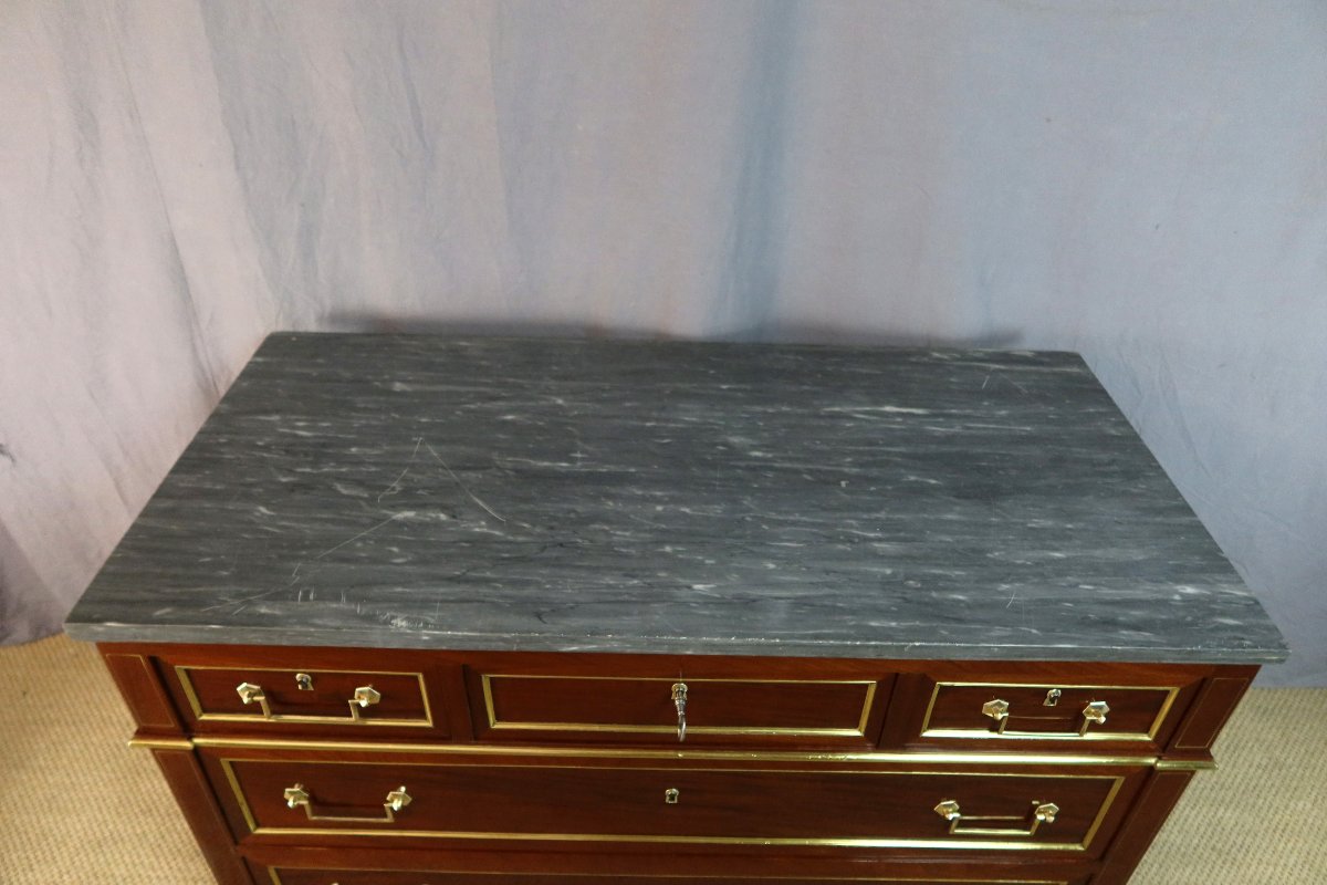 Commode Louis XVI fin XVIIIème siècle-photo-2