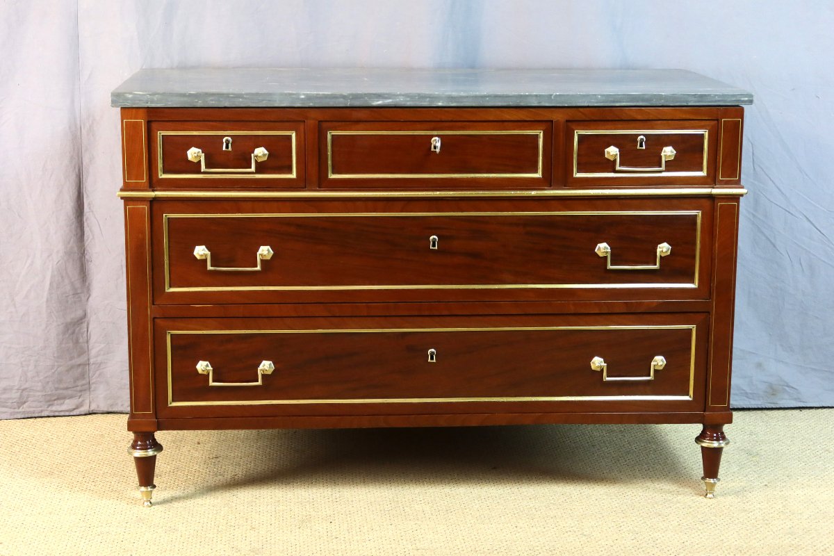 Commode Louis XVI fin XVIIIème siècle-photo-6