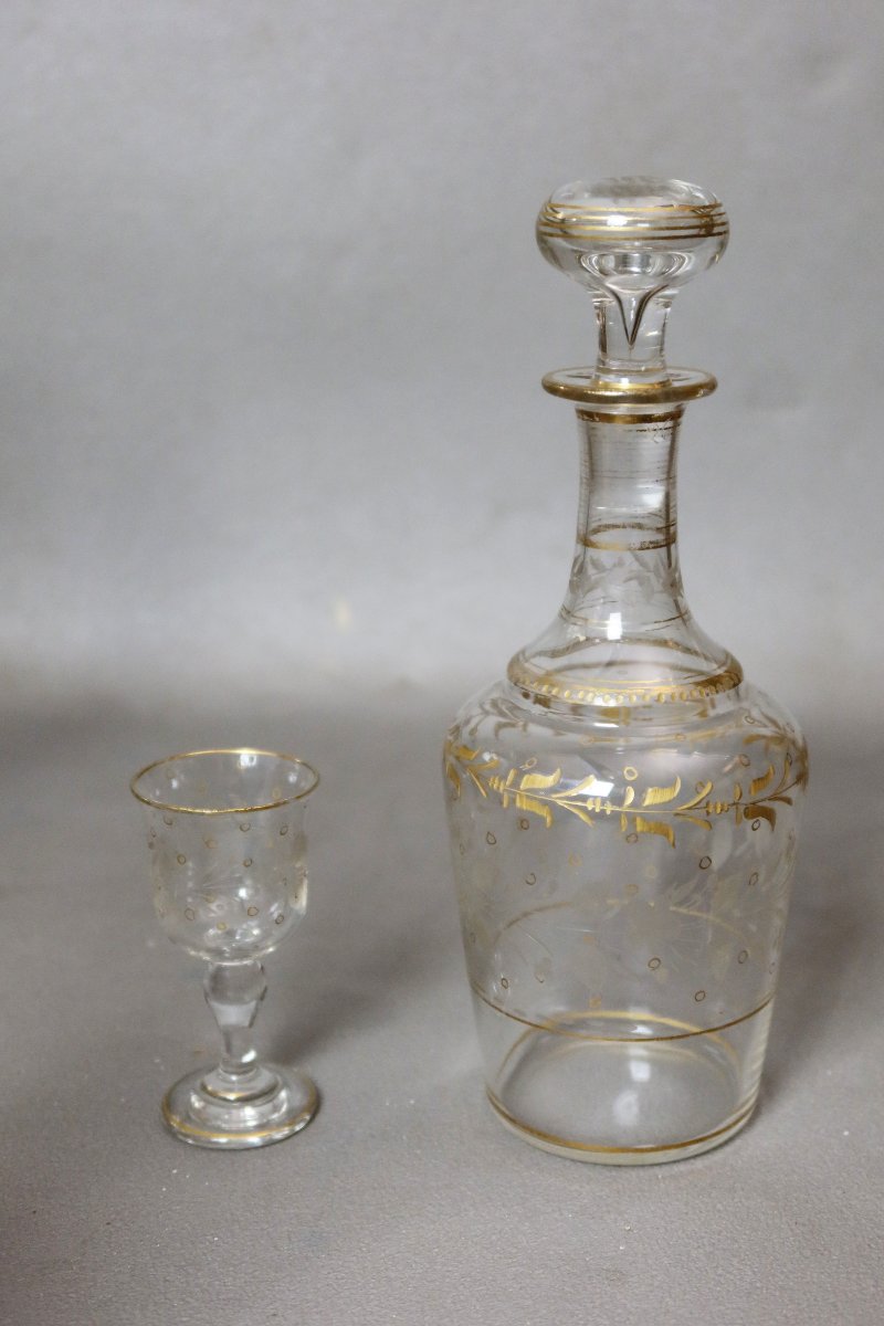cave à liqueur en bronze doré XIX-photo-4