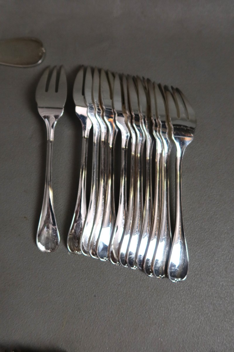 Ercuis 106-piece Silver-plated Metal Tableware Set-photo-4