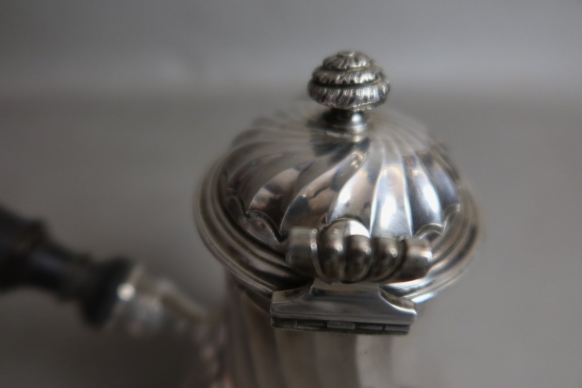 Selfish Silver Coffee Pot By Maison Cardeilhac-photo-2