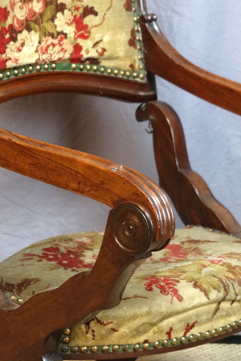 Fauteuil curule XIXème siècle-photo-2