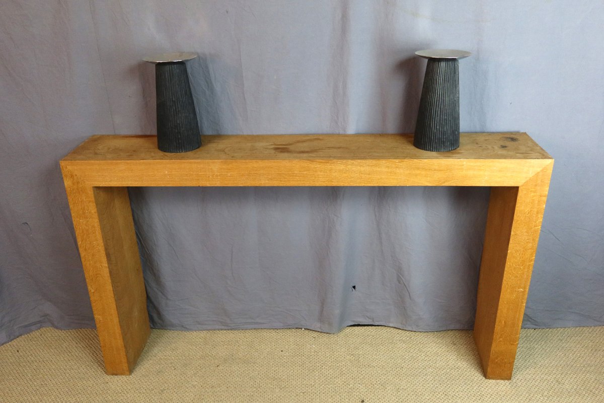 20th-century Oak Console Table
