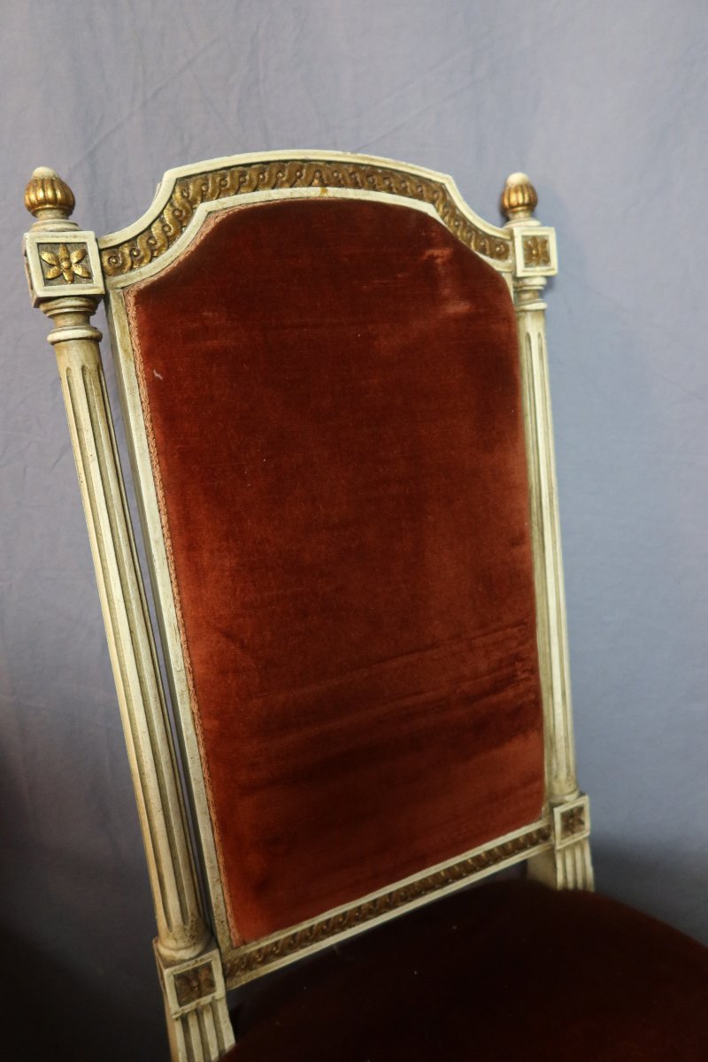 série de 12 chaises de style -photo-2
