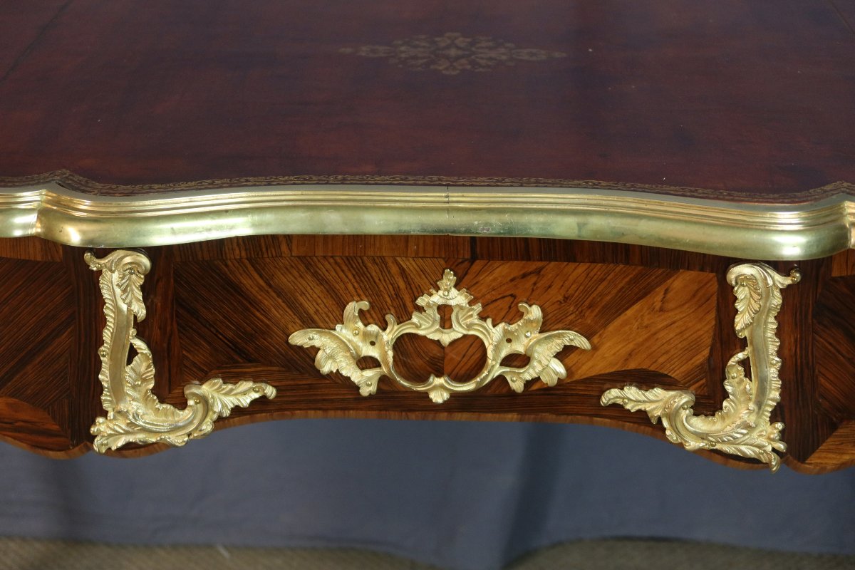 Bureau Louis XV époque XIXème siècle-photo-4