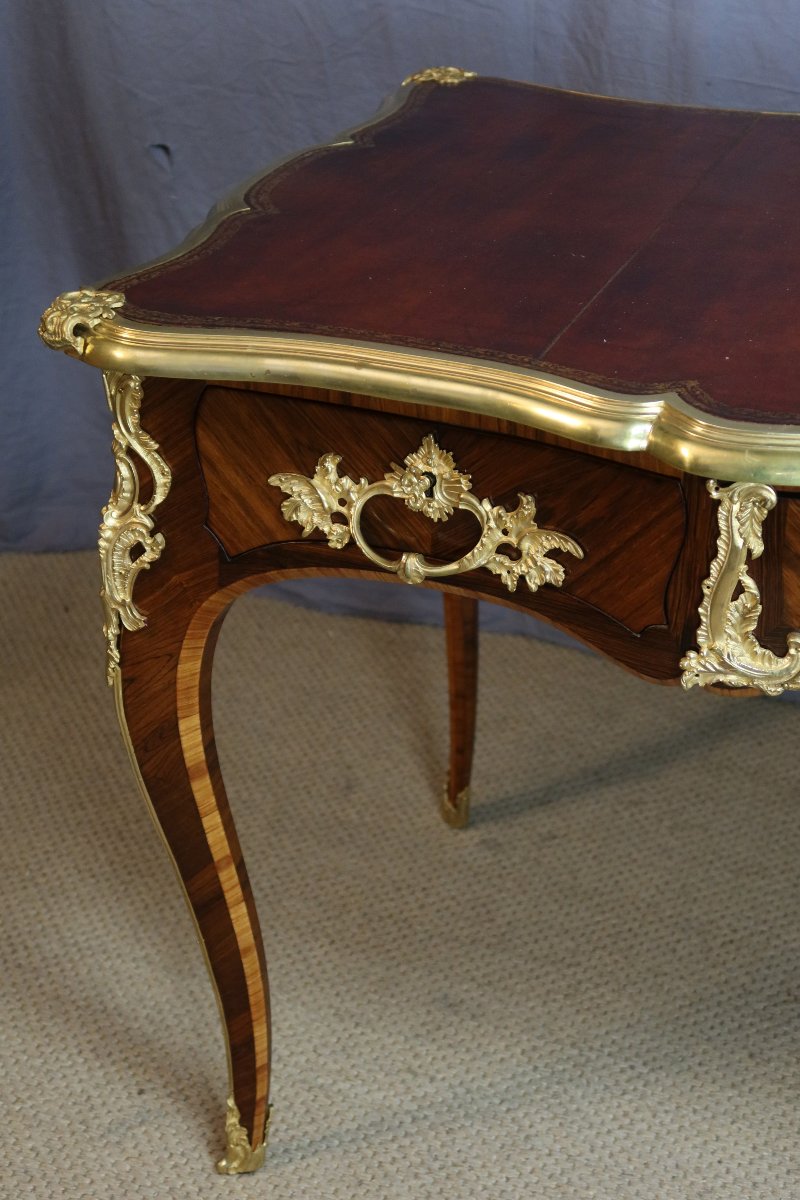 Bureau Louis XV époque XIXème siècle-photo-6