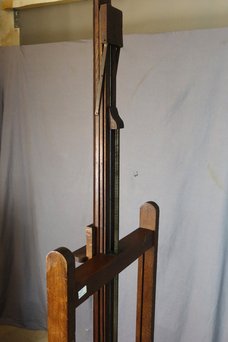 19th-century Oak Easel-photo-3