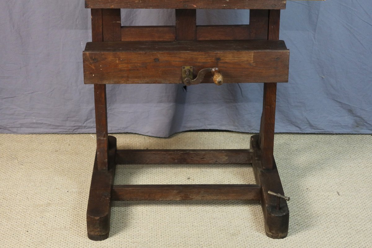 19th-century Oak Easel-photo-2