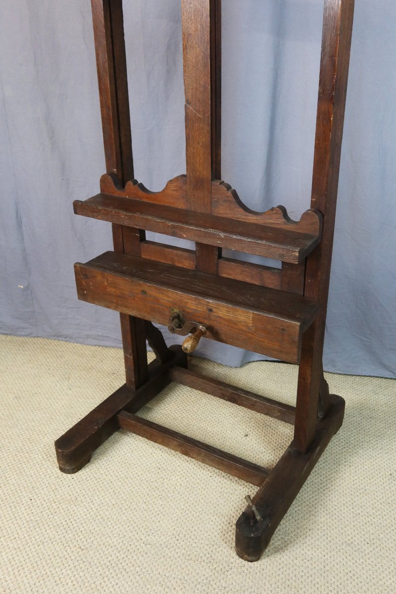 19th-century Oak Easel-photo-6