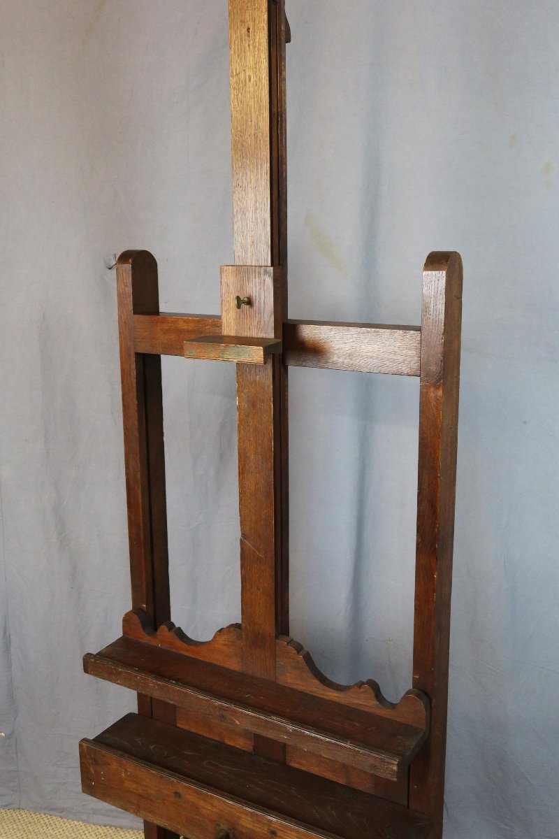 19th-century Oak Easel-photo-7