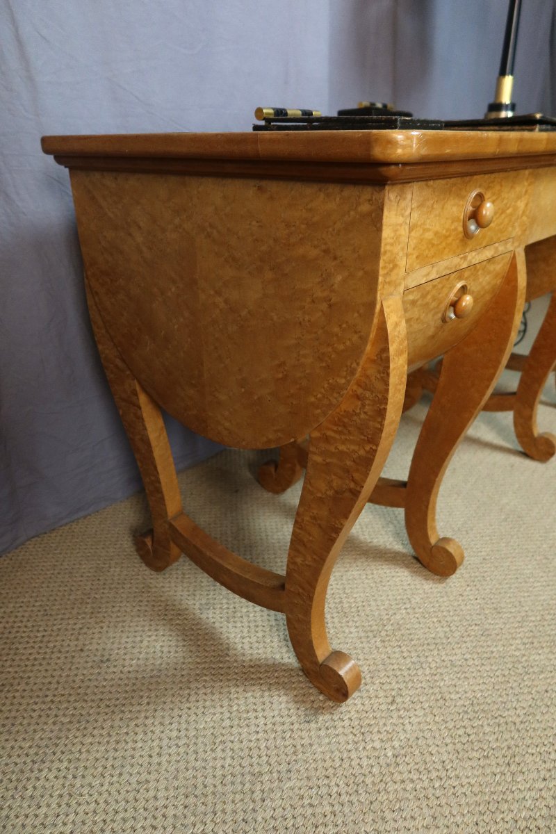 20th-century Amboine Burl Dressing Table-photo-3