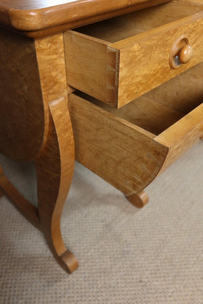 20th-century Amboine Burl Dressing Table-photo-5