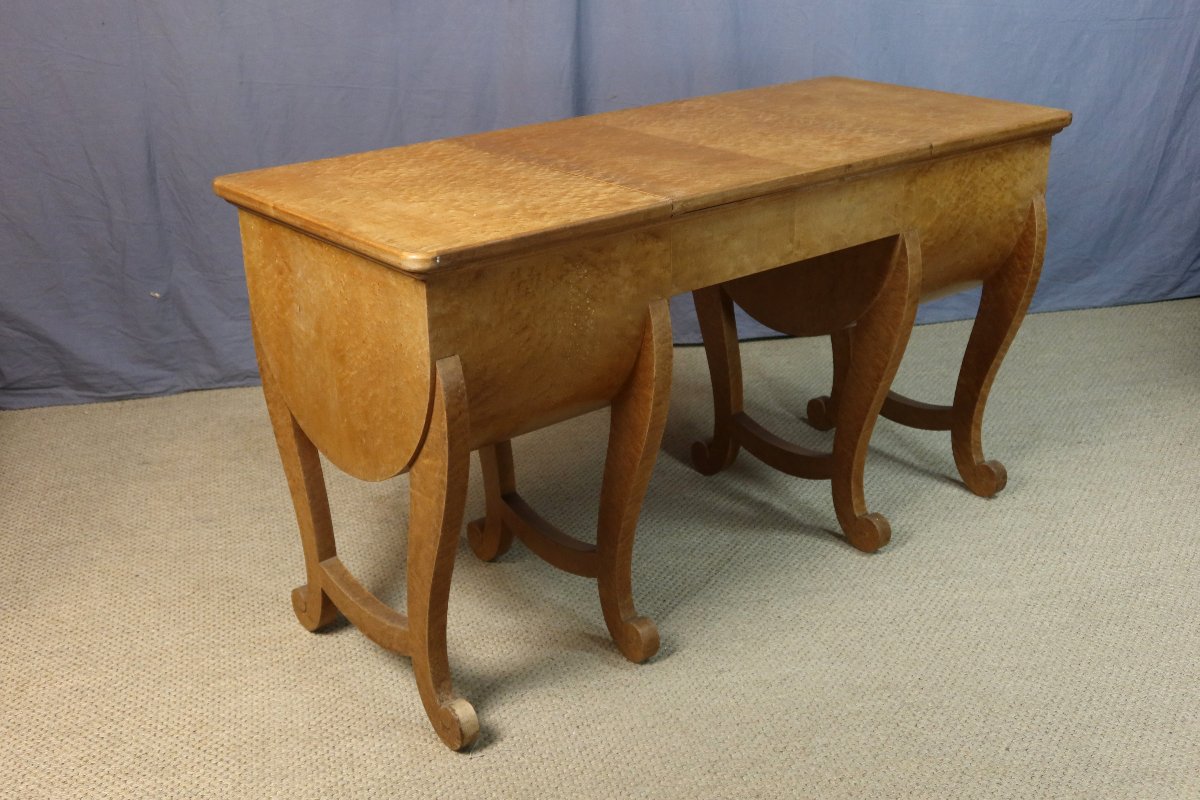 20th-century Amboine Burl Dressing Table-photo-8
