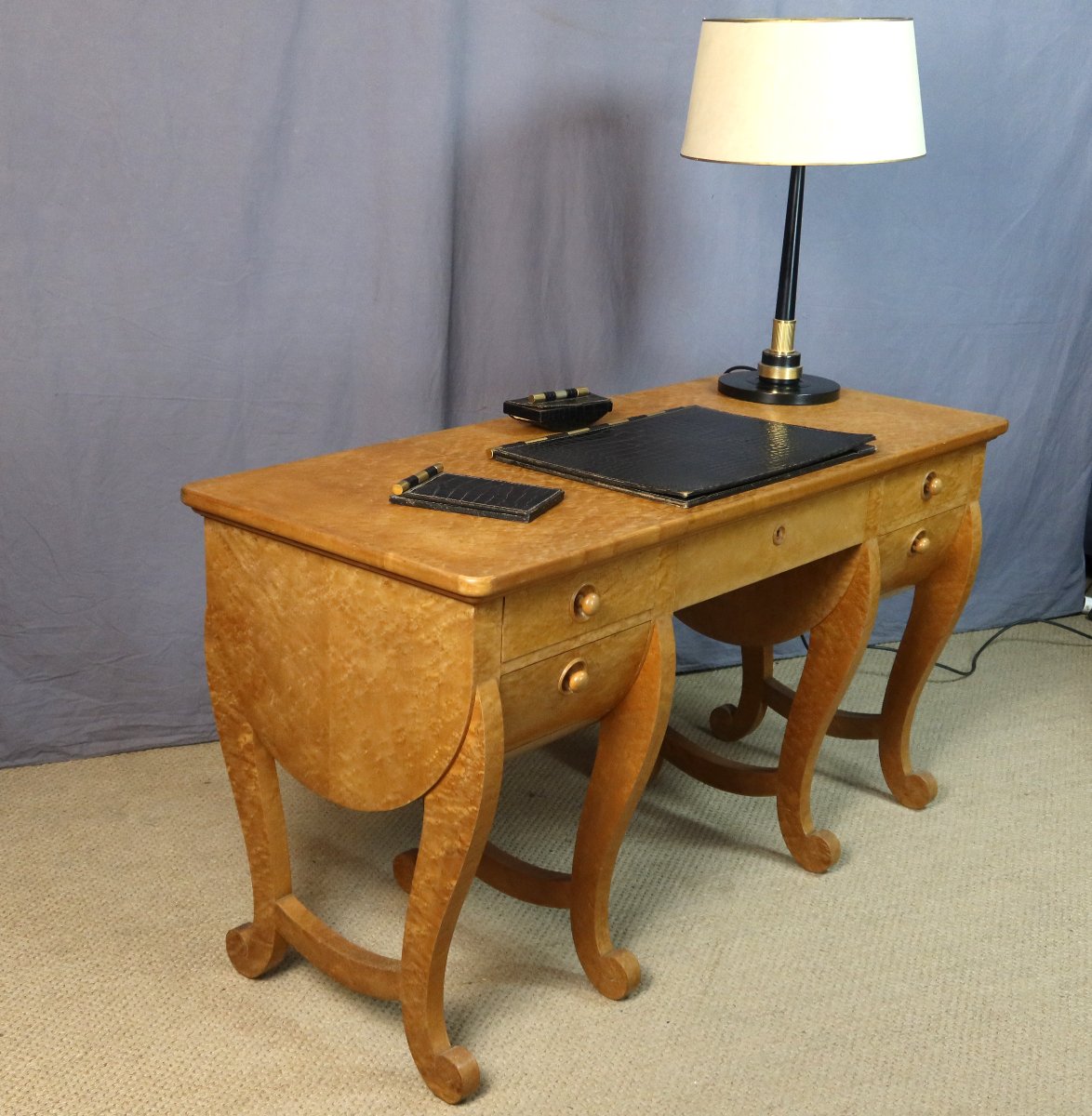 20th-century Amboine Burl Dressing Table
