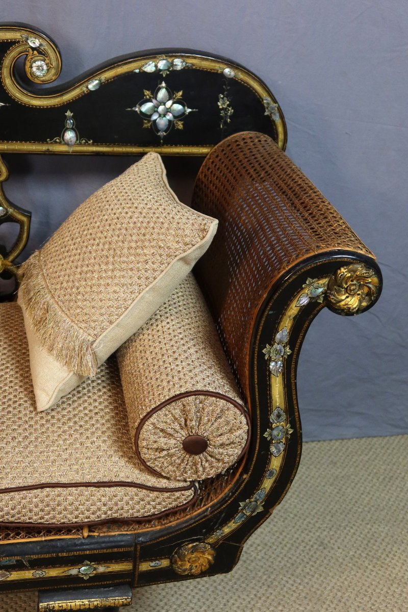 Large Napoleon III-era Sofa-photo-2