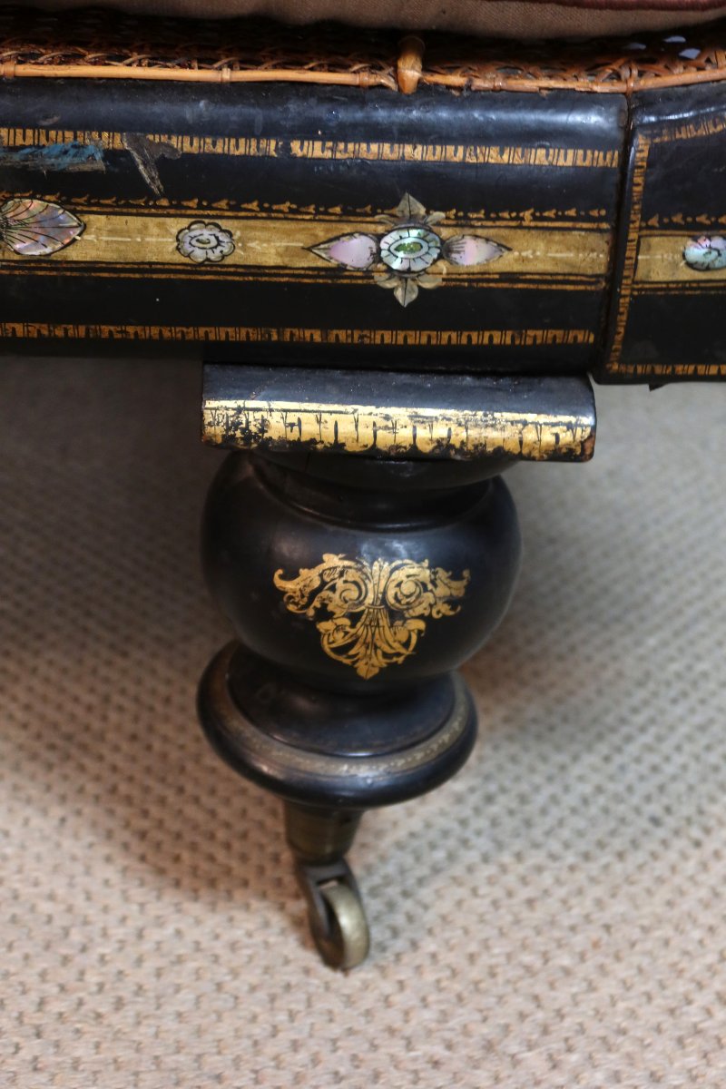 Large Napoleon III-era Sofa-photo-3