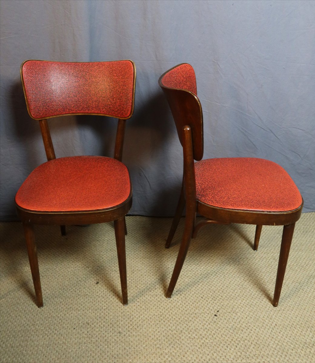 Six chaises bistrot Baumann-photo-2