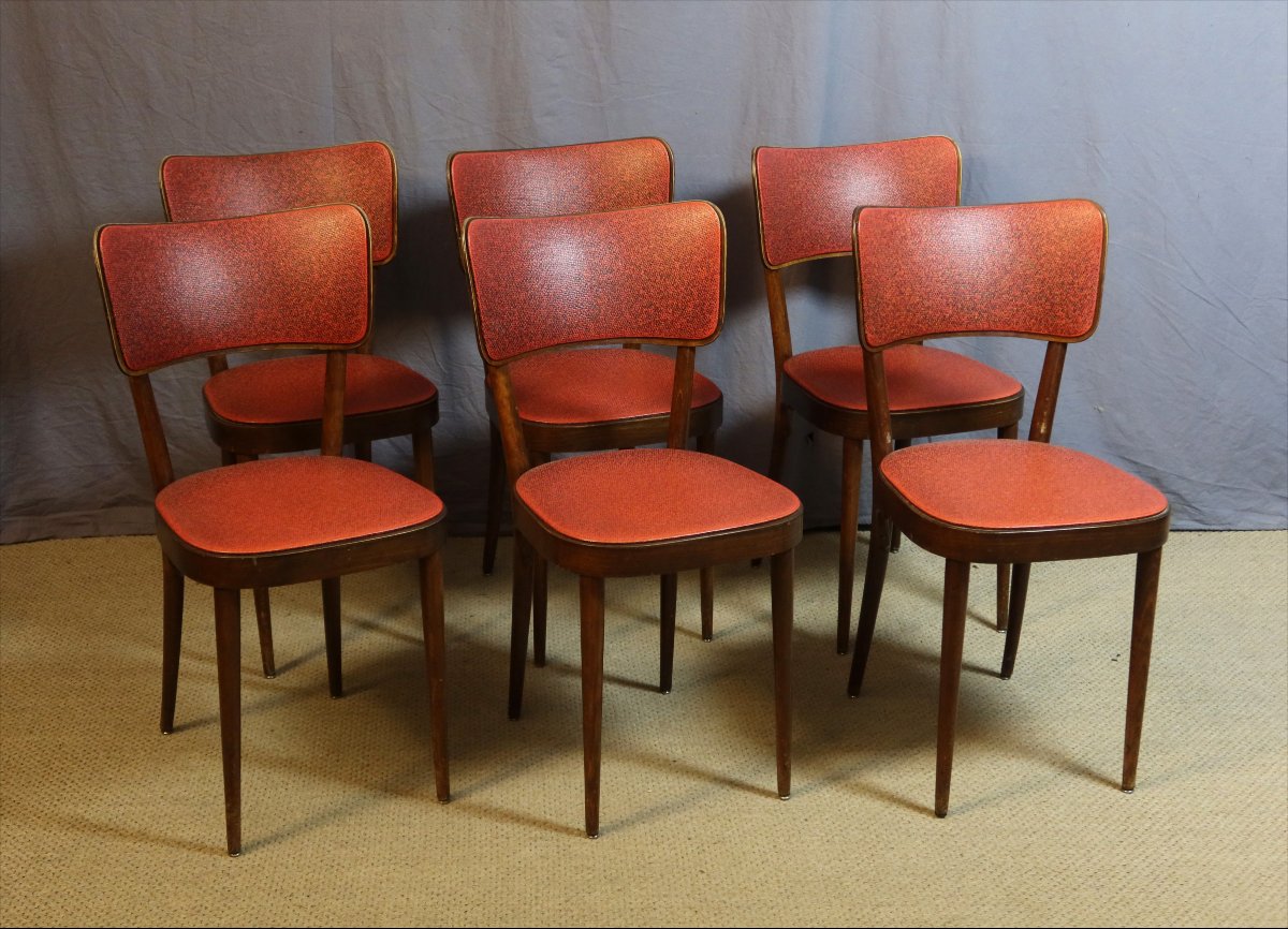 Six chaises bistrot Baumann-photo-5